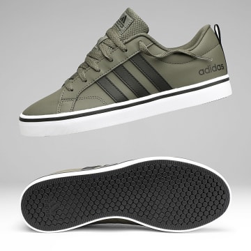 Adidas Performance - Zapatillas Lifestyle 3 Stripes Caqui Negro