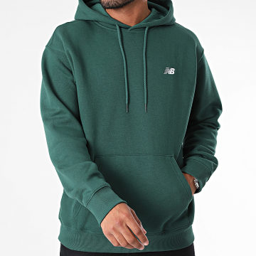 New Balance - Sweat Capuche MT41511 Vert