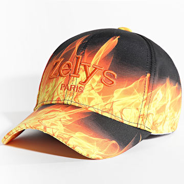 Zelys Paris - Fire Cap Negro Naranja Amarillo