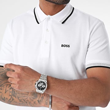 BOSS - Polo Manches Courtes Paddy 50469055 Blanc