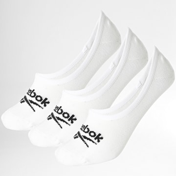 Reebok - Lote de 3 Pares de Calcetines Invisibles R0351 Blancos