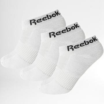 Reebok - Lote de 3 Pares de Calcetines Invisibles R0356 Blancos