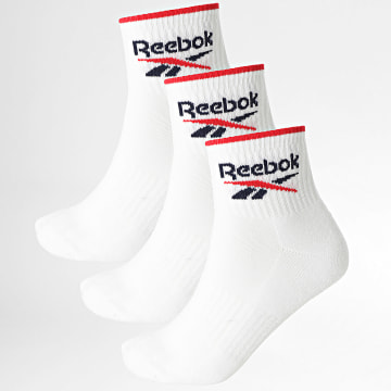 Reebok - 3 paia di calzini R0362 Bianco