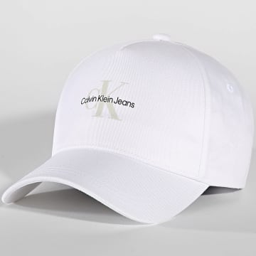 Calvin Klein - Casquette Mono Logo Print 2140 Blanc