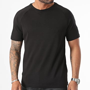 Calvin Klein - Tee Shirt A Bandes Logo Tape 3066 Noir