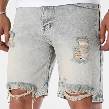 Classic Series - Blauw gewassen Jean Shorts