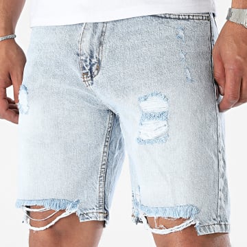 Classic Series - Blauw gewassen Jean Shorts