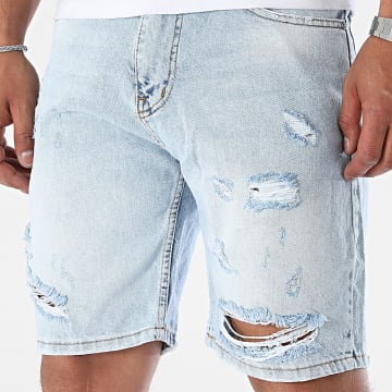 Classic Series - Blauw gewassen Jean Shorts