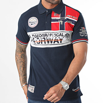 Geographical Norway - Polo de manga corta Azul marino