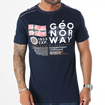 Geographical Norway - Tee Shirt Bleu Marine