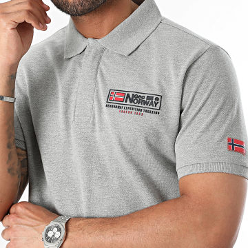 Geographical Norway - Poloshirt met korte mouwen Heidegrijs