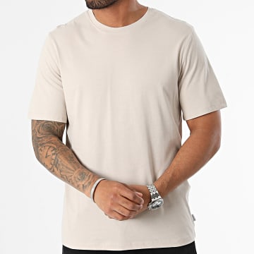 Jack And Jones - Tee Shirt Organic Basic Beige