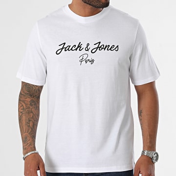 Jack And Jones - Tee Shirt Cosettle Blanc