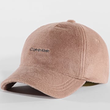 Calvin Klein - Casquette Metal Lettering Wool 2364 Marron