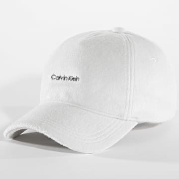 Calvin Klein - Casquette Metal Lettering Wool 2364 Gris Clair