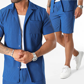 Ensemble T-Shirt + Short Homme Cooleep - Survêtement Été Sportswear - Multi Tailles