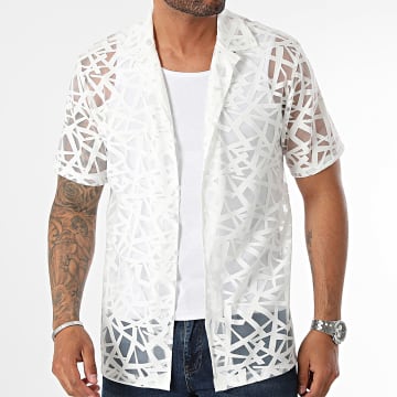 Frilivin - Chemise Manches Courtes Blanc