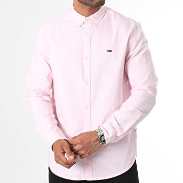 Tommy Jeans - Chemise Manches Longues Entry Oxford 9134 Rose