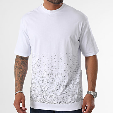 Uniplay - Tee Shirt Oversize YC115 Blanc Argenté