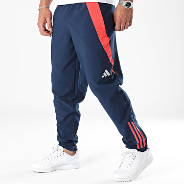 Adidas Sportswear - Pantalon Jogging Manchester United IT2006 Bleu Marine Rouge