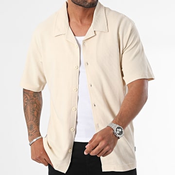 Jack And Jones - Chemise Manches Courtes Gilian Beige