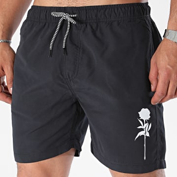 Luxury Lovers - Short De Bain Roses Noir