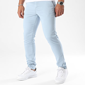 Mackten - Pantalon Chino Bleu Clair