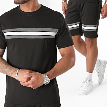 Classic Series - Ensemble Tee Shirt Et Short Jogging Noir