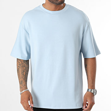 John H - Tee Shirt Oversize Large Bleu Clair