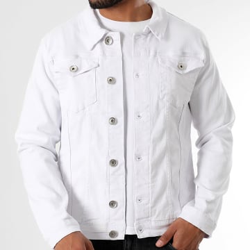 LBO - Veste Jean 0305 Denim Blanc
