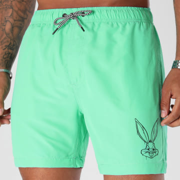 Looney Tunes - Pantaloncini da bagno Angry Bugs Verde pastello