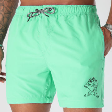 Looney Tunes - Short De Bain Angry Taz Vert