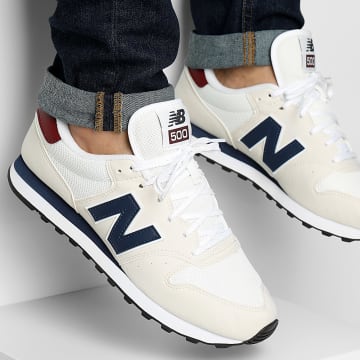 New Balance - Baskets GM500RTC Beige White Navy