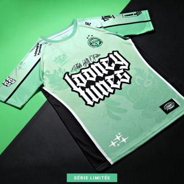 Looney Tunes - Maillot Collector Jersey Taz Vert Clair