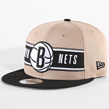 New Era - 9 Cincuenta Brooklyn Nets Snapback Cap 60507211 Beige Negro