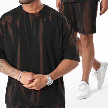 2Y Premium - Ensemble Tee Shirt Oversize Et Short Jogging Noir