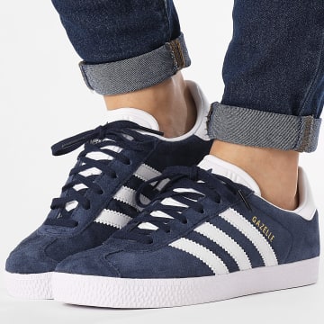 Adidas Originals - Baskets Femme Gazelle BY9144 Collegiate Navy Cloud White