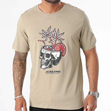 Jack And Jones - Tee Shirt Sequoia Beige