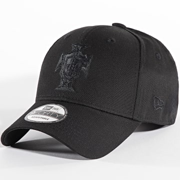 Casquette Portugal – Noir Et Argent Métallisé – Réglable – Coton – Fabriquée En France – Neuve Avec étiquettes