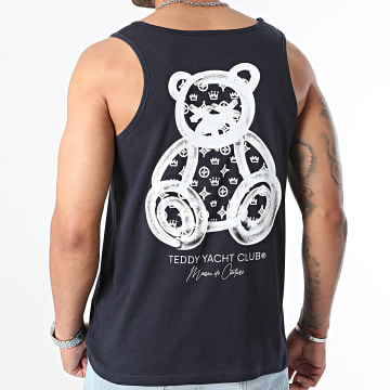 Teddy Yacht Club - Maison De Couture Tank Top Azul Marino Blanco