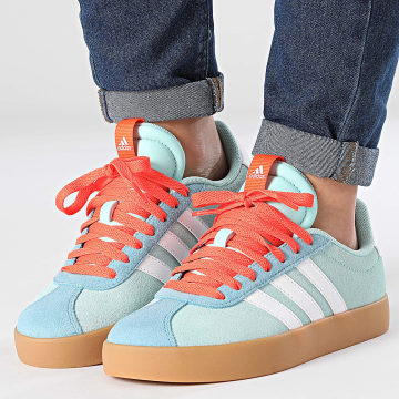 Adidas Sportswear - Baskets Femmes VL Court 3.0 JI1606 Semi Flash Aqua  Cloud White Preloved Blue - LaBoutiqueOfficielle.com