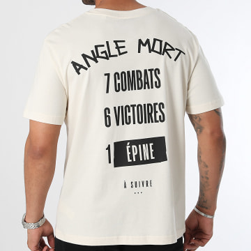 Angle Mort - Tee Shirt Oversize Large Palmarès Edition Beige