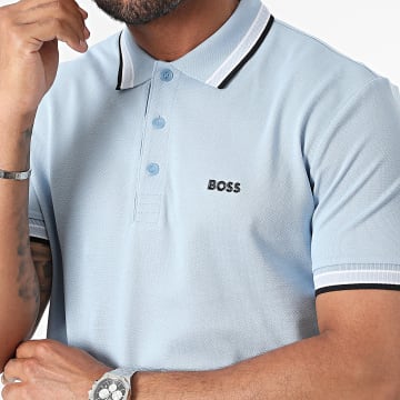 BOSS - Polo de manga corta 50469055 Azul claro