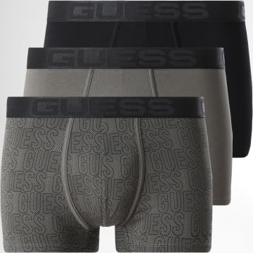 Guess - Lot De 3 Boxers U4YG05-K6YW0 Noir Gris