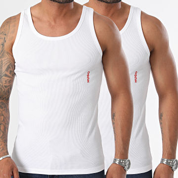 HUGO - Lote de 2 camisetas de tirantes 50469778 Blanco