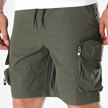 MTX - Pantalones cortos cargo caqui verdes