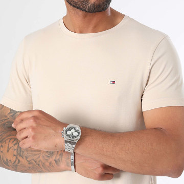 Tommy Hilfiger - Tee Shirt Slim Stretch 0800 Beige