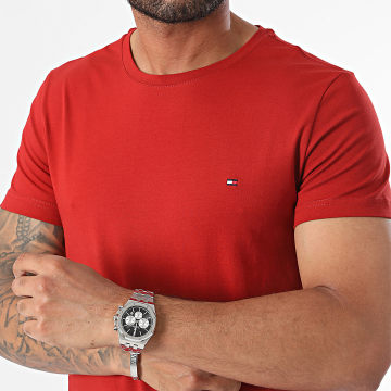 Tommy Hilfiger - Tee Shirt Slim Stretch 0800 Rouge
