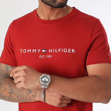 Tommy Hilfiger - Tee Shirt Logo 1797 Bordeaux