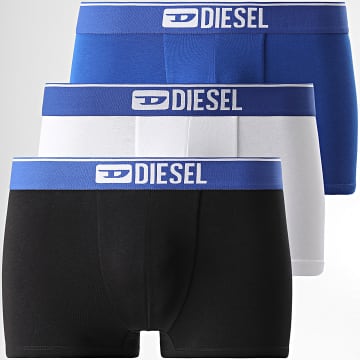 Diesel - Lot De 3 Boxers Damien 00ST3V-0GDAC Noir Blanc Bleu Roi